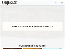 Tablet Screenshot of bar-ricade.com
